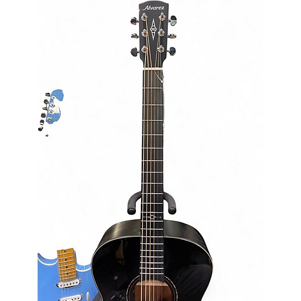 Used Alvarez ABT610EBK Black Acoustic Electric Guitar