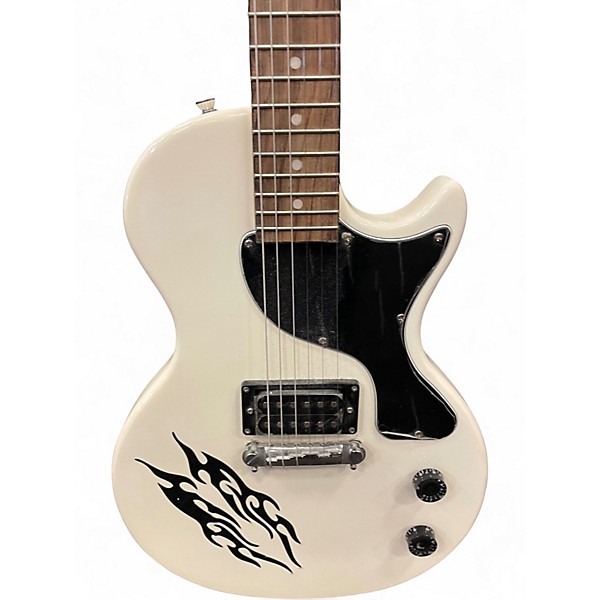 Used Maestro LES PAUL WHITE Solid Body Electric Guitar