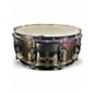 Used Pearl 14in steel shell snare polished steel Drum