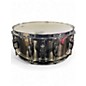 Used Pearl 14in steel shell snare polished steel Drum