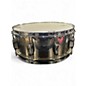Used Pearl 14in steel shell snare polished steel Drum