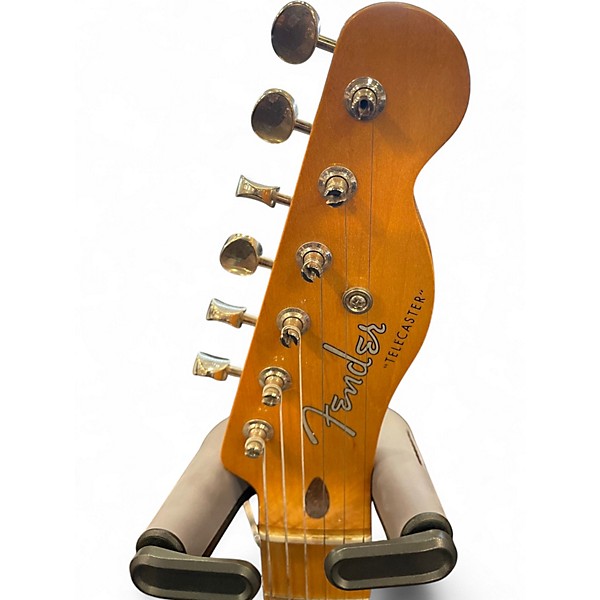 Used Fender Standard Telecaster 3 Tone Sunburst Solid Body Electric Guitar