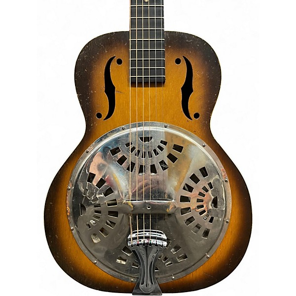 Vintage 1931 Dobro Model 25 2 Color Sunburst Resonator Guitar