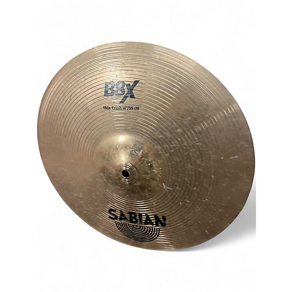 Used SABIAN 14in B8X Thin Crash Cymbal