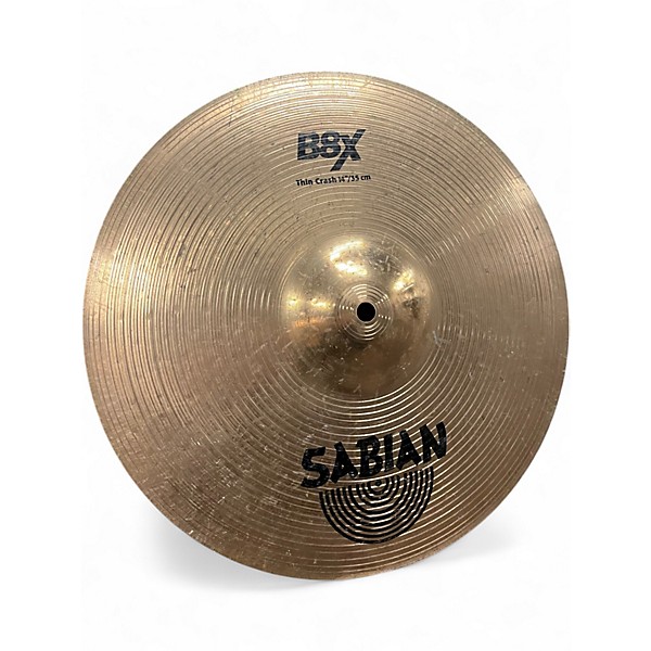 Used SABIAN 14in B8X Thin Crash Cymbal