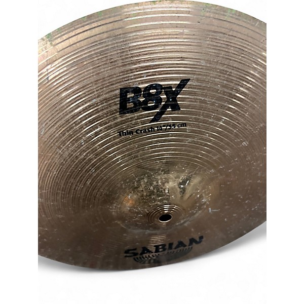 Used SABIAN 14in B8X Thin Crash Cymbal