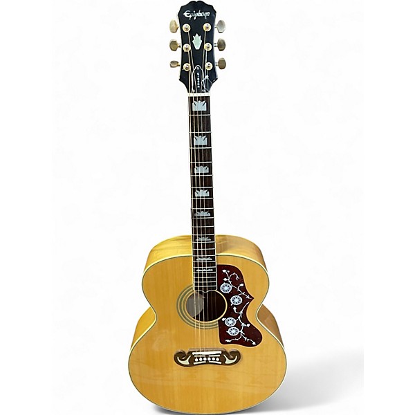 Used Epiphone EJ200 Natural Acoustic Guitar