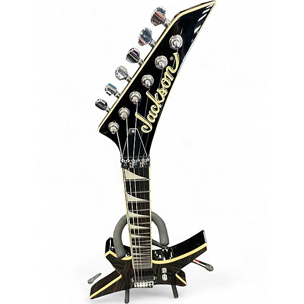 Used Jackson Warrior Pro Plus Pure Metal Black Solid Body Electric Guitar