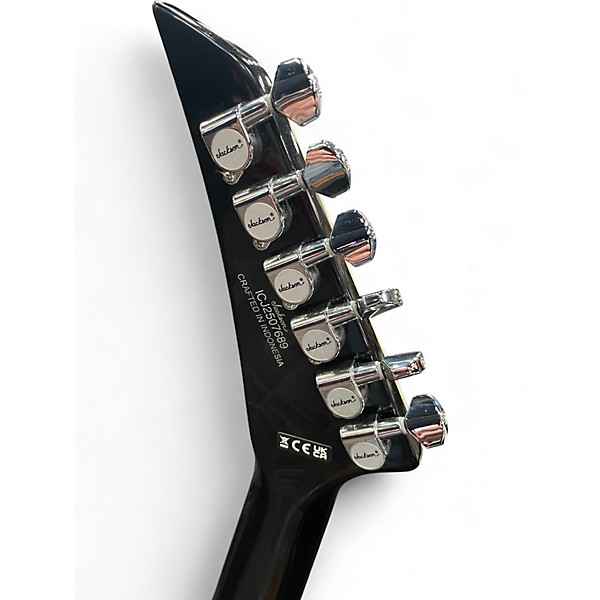 Used Jackson Warrior Pro Plus Pure Metal Black Solid Body Electric Guitar