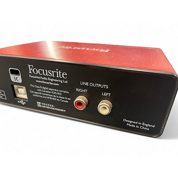 Used Focusrite Scarlett Solo Gen 2 Audio Interface