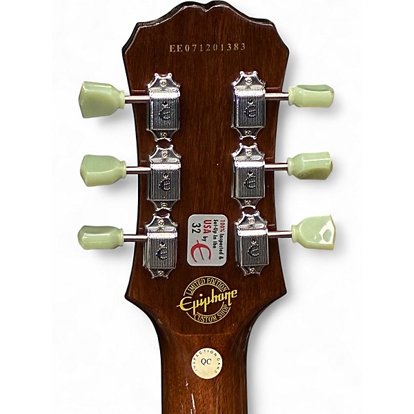 Used Epiphone LIMITED EDITION SLASH LES PAUL STANDARD PLUS TOP Tobacco Sunburst Solid Body Electric Guitar