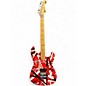 Used 2006 Charvel EVH ART SERIES RED WITH BLACK WHITE STRIPES Solid Body Electric Guitar thumbnail