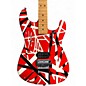 Used 2006 Charvel EVH ART SERIES RED WITH BLACK WHITE STRIPES Solid Body Electric Guitar