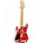 Used 2006 Charvel EVH ART SERIES RED WITH BLACK WHITE STRIPES Solid Body Electric Guitar