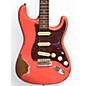 Used 2019 Fender CUSTOM SHOP LTD ED 1960 ROASTED HEAVY RELIC STRAT Fade Fiesta Red Solid Body Electric Guitar
