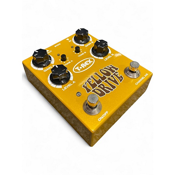 Used T-Rex Engineering Yellow Drive Distortion Effect Pedal