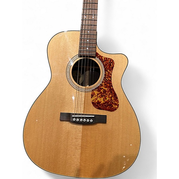Used Guild OM-150CE Natural Acoustic Electric Guitar