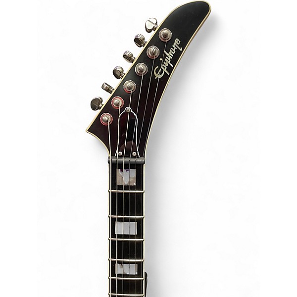 Used Epiphone Extura Prophecy Purple Tiger Strip Solid Body Electric Guitar