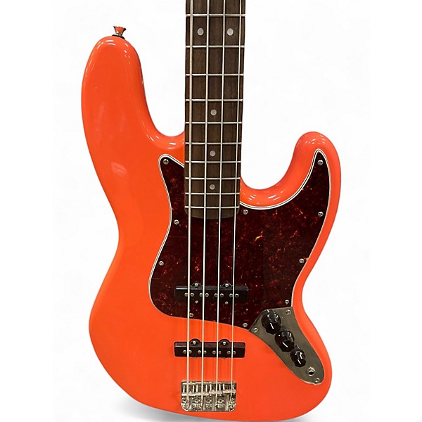 Used Squier Classic Vibe 1960S Jazz Bass Tahitian Coral Electric Bass Guitar