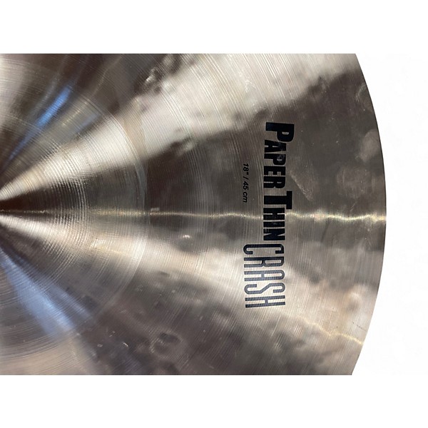 Used Zildjian 18in K PAPTER THIN CRASH Cymbal