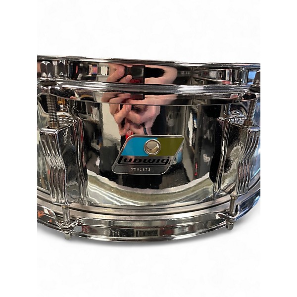 Used Ludwig 5.5X14 L600 CHROME Drum