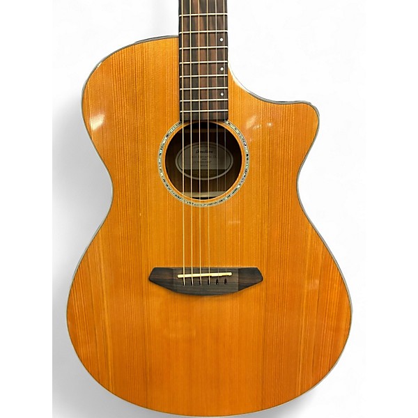 Used Breedlove Solo Concert Natural Acoustic Electric Guitar