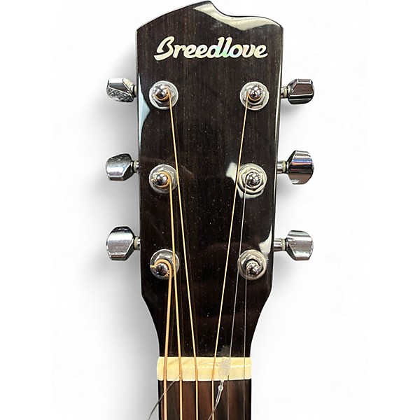 Used Breedlove Solo Concert Natural Acoustic Electric Guitar