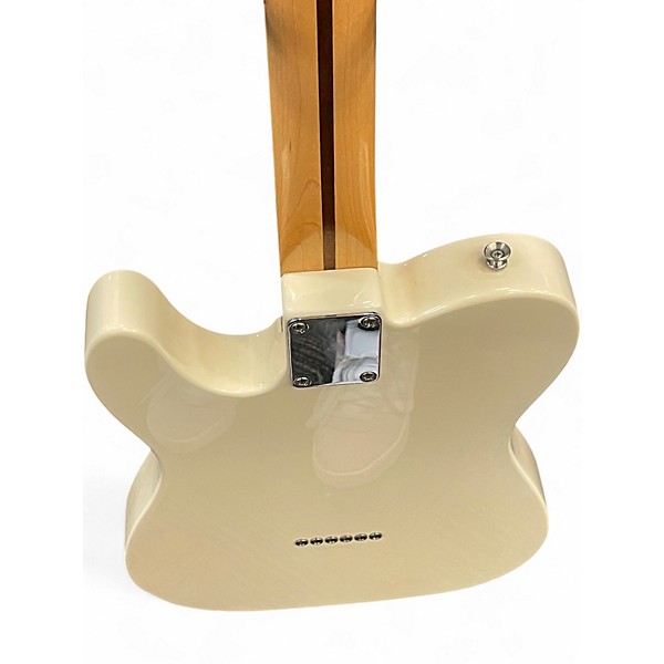 Vintage 1990s Fender Standard Telecaster Antique Ivory Solid Body Electric Guitar