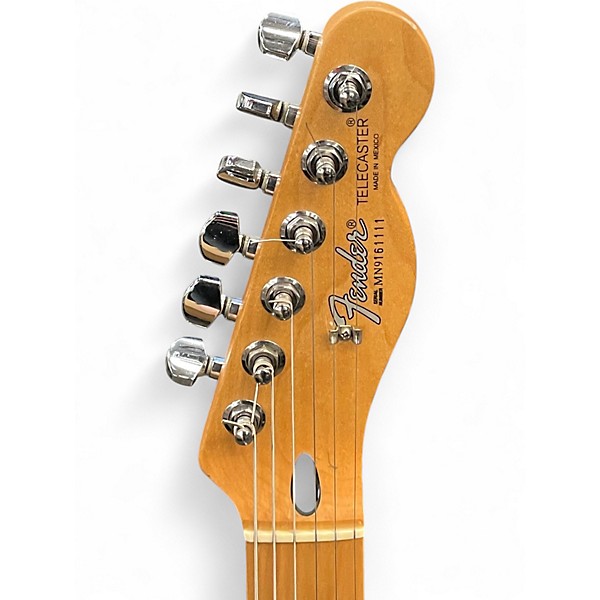 Vintage 1990s Fender Standard Telecaster Antique Ivory Solid Body Electric Guitar