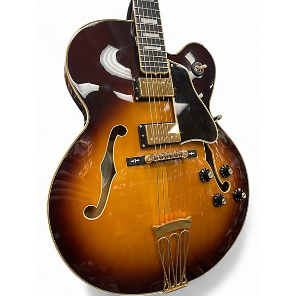 Used Epiphone Elitist Byrdland Vintage Sunburst Hollow Body Electric Guitar