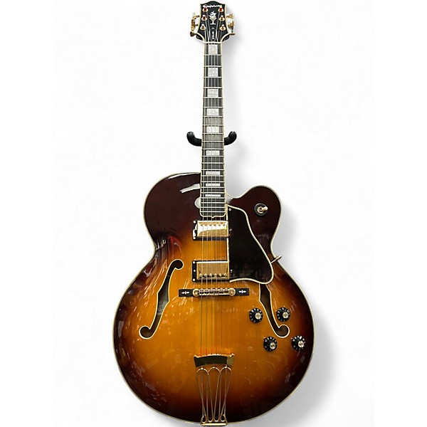 Used Epiphone Elitist Byrdland Vintage Sunburst Hollow Body Electric Guitar