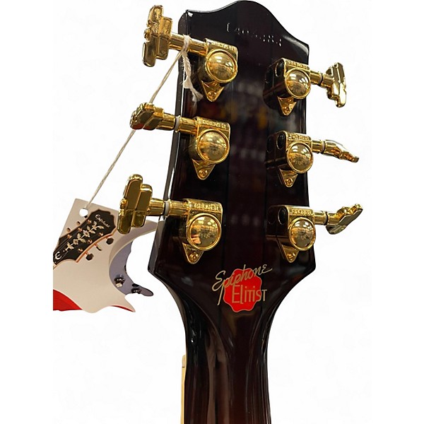 Used Epiphone Elitist Byrdland Vintage Sunburst Hollow Body Electric Guitar