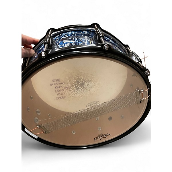 Used Gretsch Drums 14X6.5 Catalina Club Series Snare navy blue pearl marble Drum