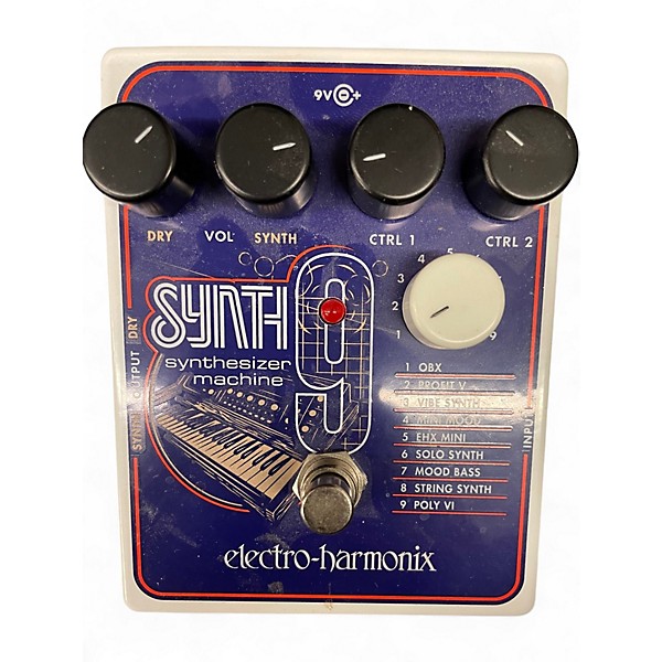 Used Electro-Harmonix SYNTH9 Synthesizer Effect Pedal