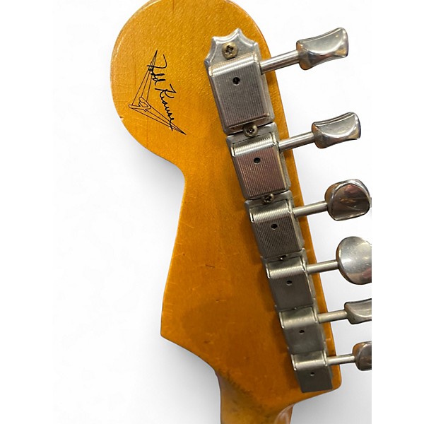 Used Fender MASTERBUILT CUSTOM SHOP 56 STRATOCASTER RELIC ACTIVE Black Solid Body Electric Guitar