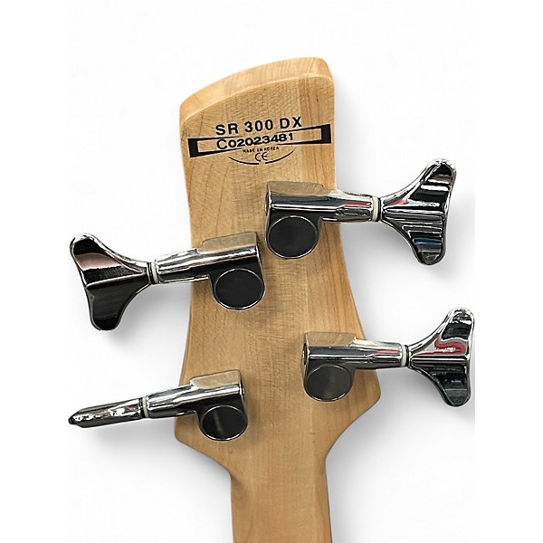 Used Ibanez SR300DX Burgundy Mist Electric Bass Guitar