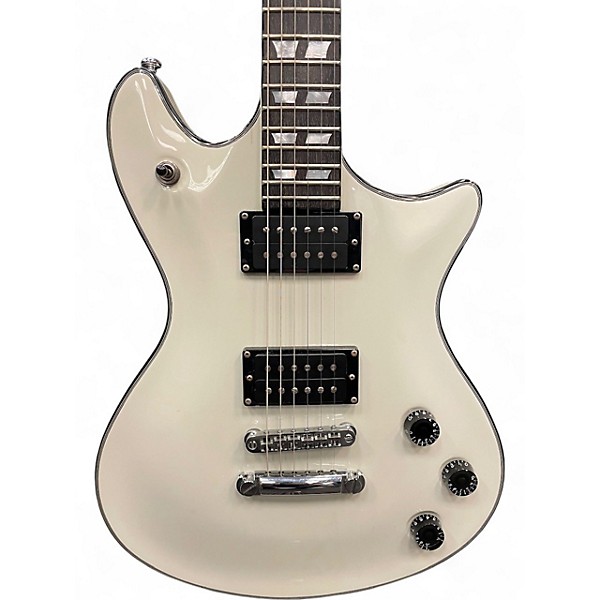 Used Schecter Guitar Research Tempest Custom White Solid Body Electric Guitar
