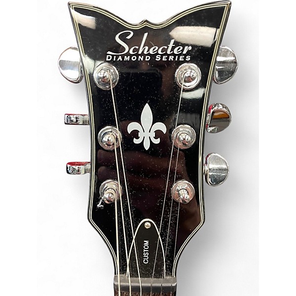 Used Schecter Guitar Research Tempest Custom White Solid Body Electric Guitar