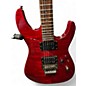 Used 2009 ESP LTD M100FM Candy Apple Red Solid Body Electric Guitar