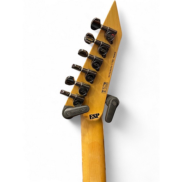 Used 2009 ESP LTD M100FM Candy Apple Red Solid Body Electric Guitar