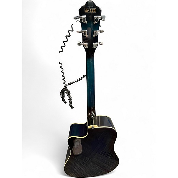 Used Ibanez V70CE Blue Acoustic Electric Guitar