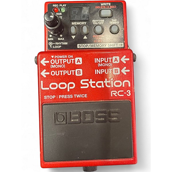 Used BOSS RC3 Loop Station Pedal