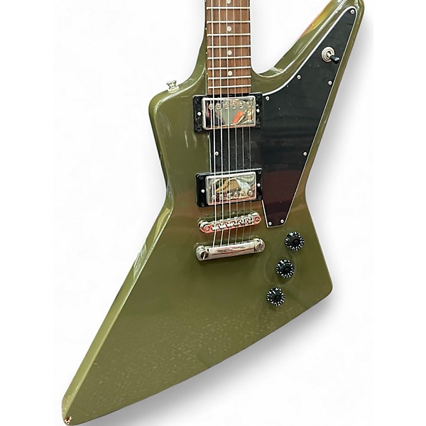 Used Epiphone LIMITED RUN EXPLORER OLIVE DRAB Solid Body Electric Guitar