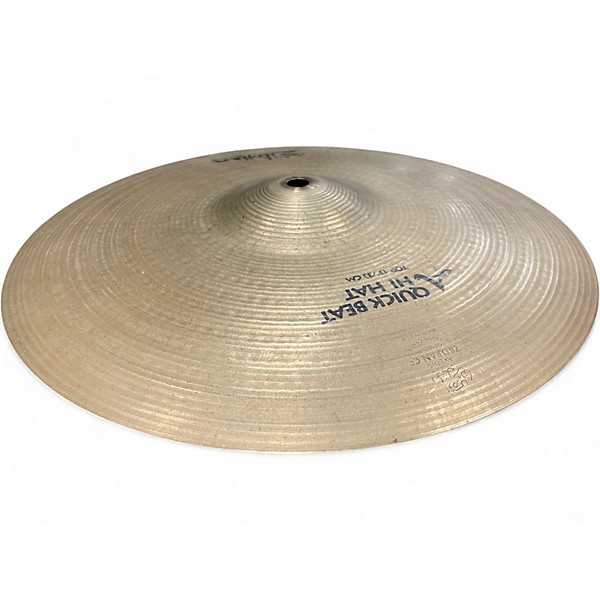 Used Zildjian 13in Quick Beat Hi Hat Top Cymbal