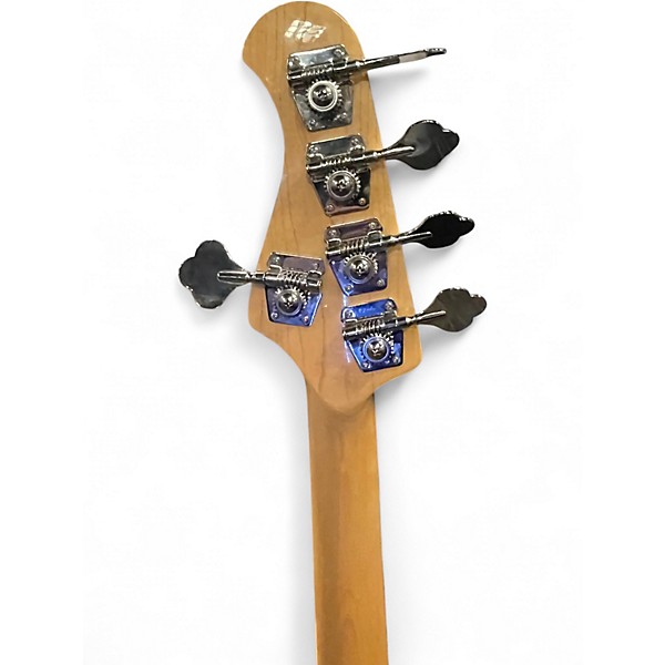 Used Allen Eden disciple 5 SPALTED GREY Electric Bass Guitar