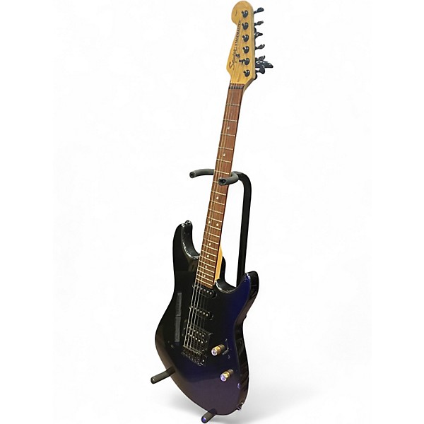 Used Squier STAGEMASTER Black Solid Body Electric Guitar