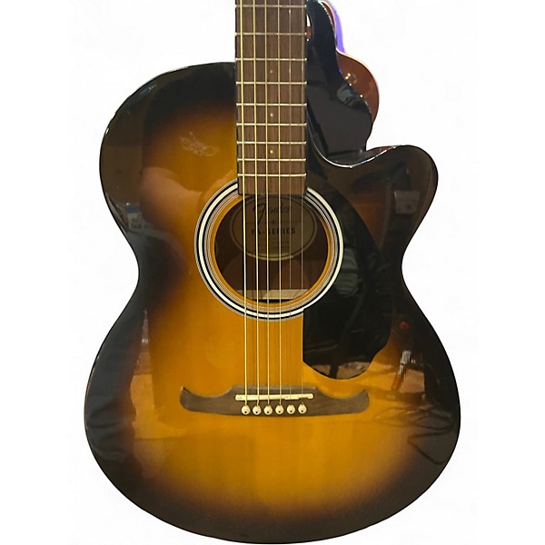 Used Fender FA135CE Concert 2 Tone Sunburst Acoustic Electric Guitar