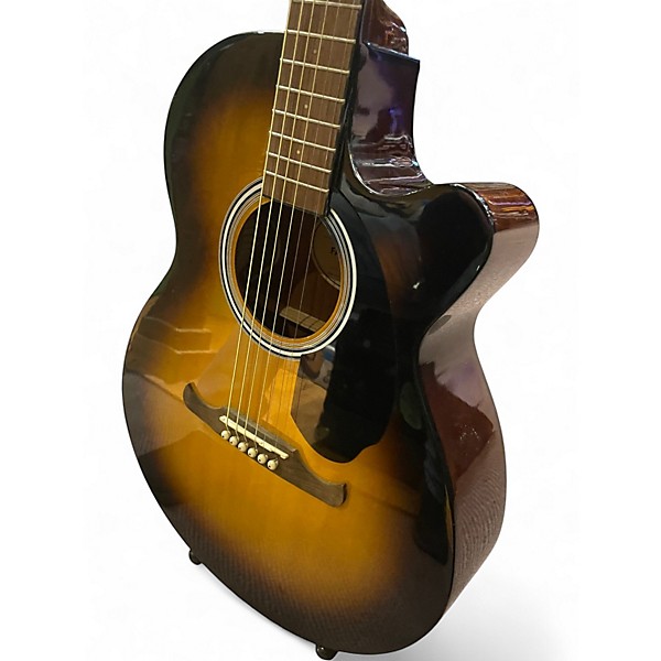 Used Fender FA135CE Concert 2 Tone Sunburst Acoustic Electric Guitar