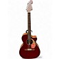 Used Fender Newporter Player Wine Red Acoustic Electric Guitar thumbnail