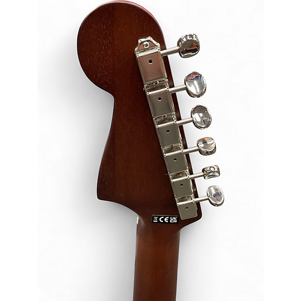 Used Fender Newporter Player Wine Red Acoustic Electric Guitar